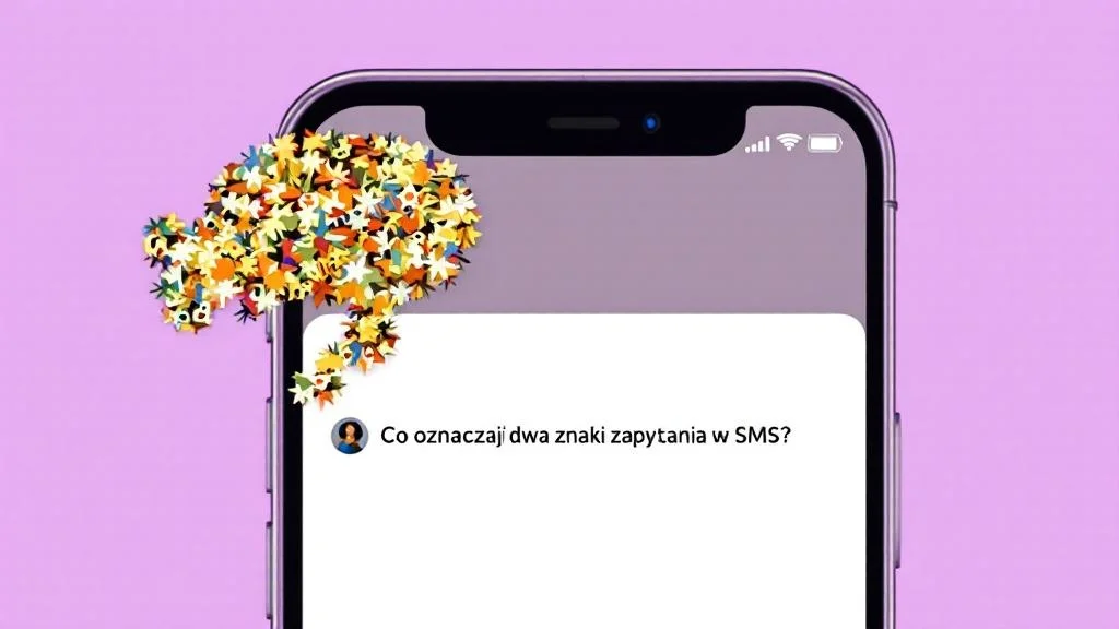 Co oznaczają dwa znaki zapytania w SMS?